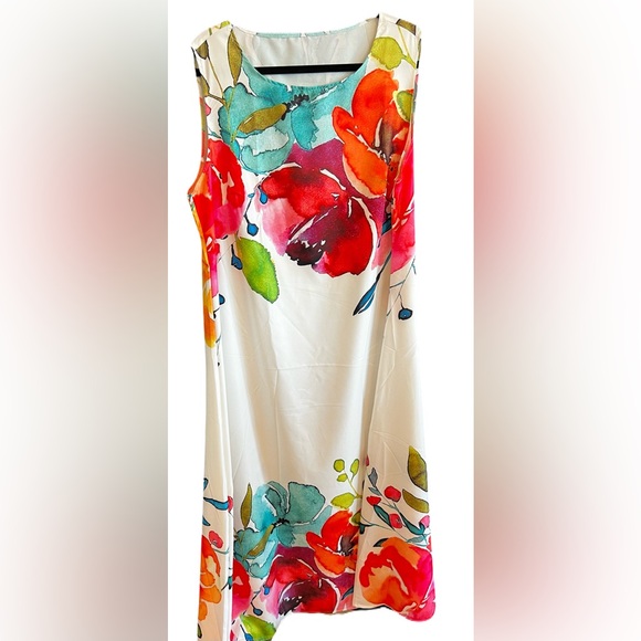 🌸 Floral Maxi Tank Dress - Women’s 2XL 🌸 - Picture 2 of 6
